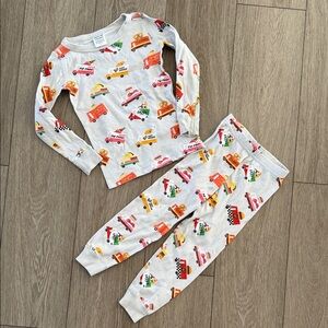Smaller Things organic cotton food truck pajamas boys size 3T